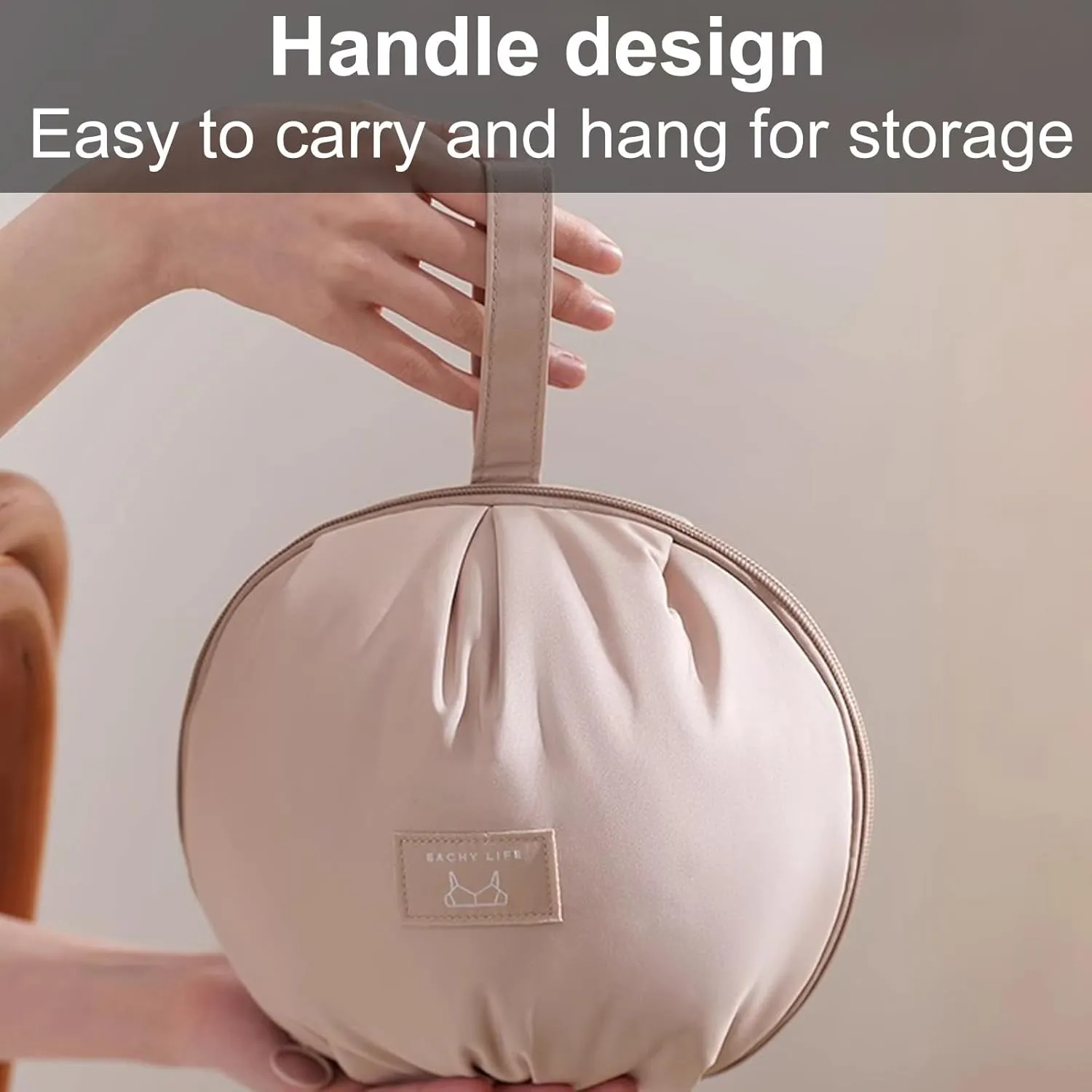 2 Underwear Garment Bag, Spherical Underwear Garment Bags for Storage, Oxford Fabric, Portable, Suitable for Small Clothes(White,24x15x21cm/9x6x8in)