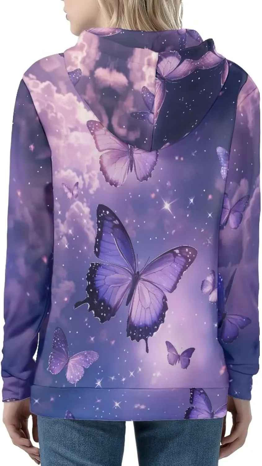 AFPANQZ Women's Casual Long Sleeve Hoodies Full Zipper Up Hoodie Sweatshirrts Thin Coat Loose Daily Wear Hoodie XS-5XL