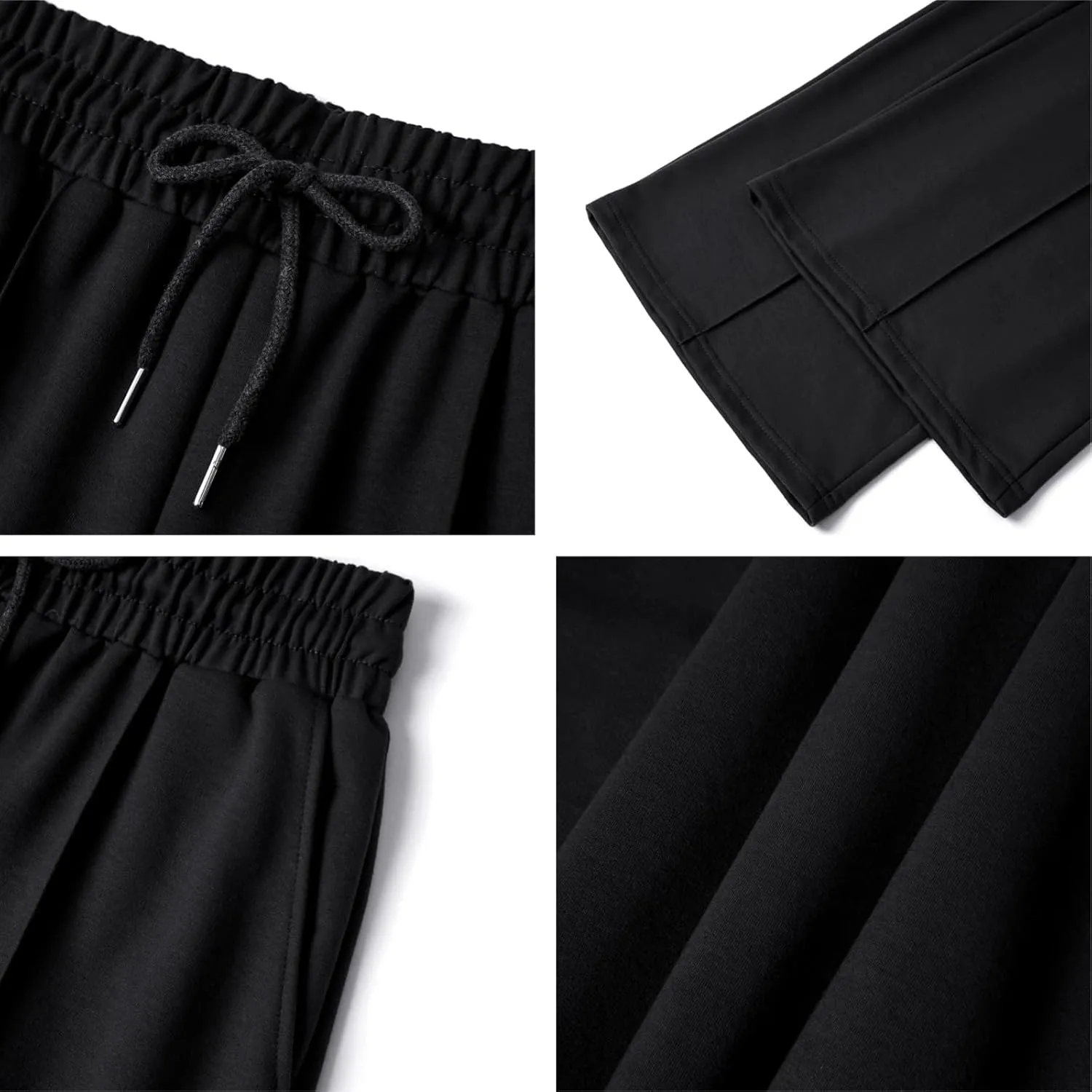 AIFARLD Wide Leg Sweatpants Women Baggy Sweat Pants Drawstring Athletic Joggers with Pockets High Waisted Loose