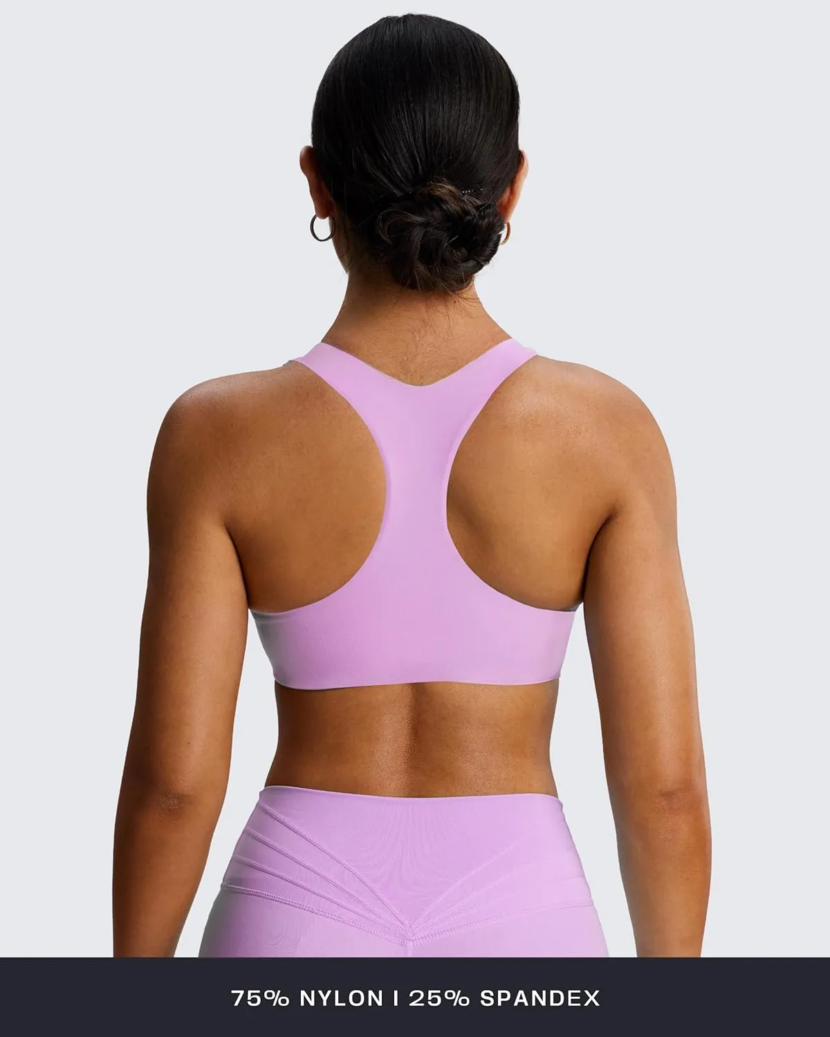 Aoxjox Women's Workout Sports Bras Fitness Backless Padded Define Sculpt Racerback Bra Yoga Crop Tank Top
