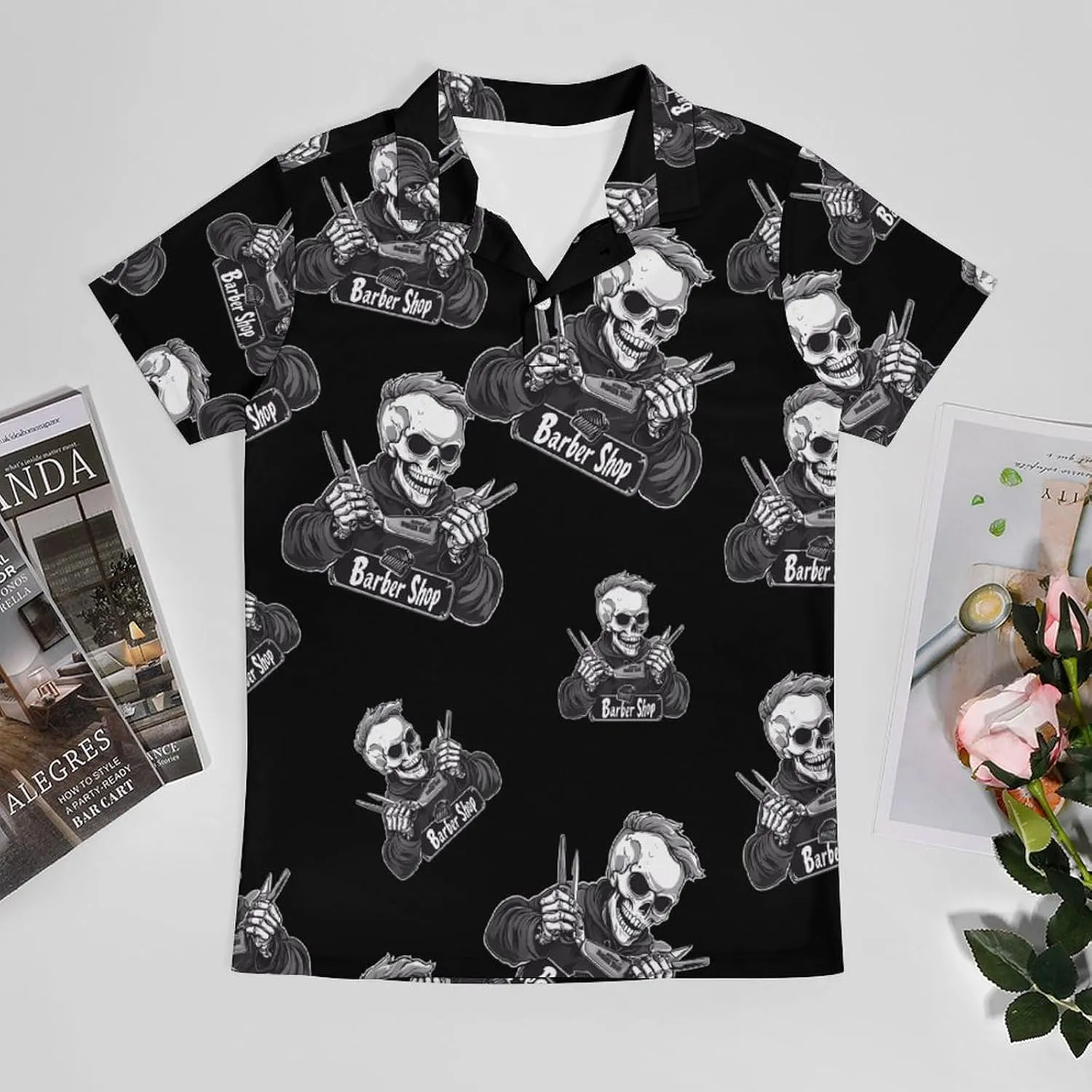 Barber Shop Hair Dresser Men's Polo-Shirt Regular-Fit Short Sleeve Sports Quick Dry Golf Tennis T-Shirt