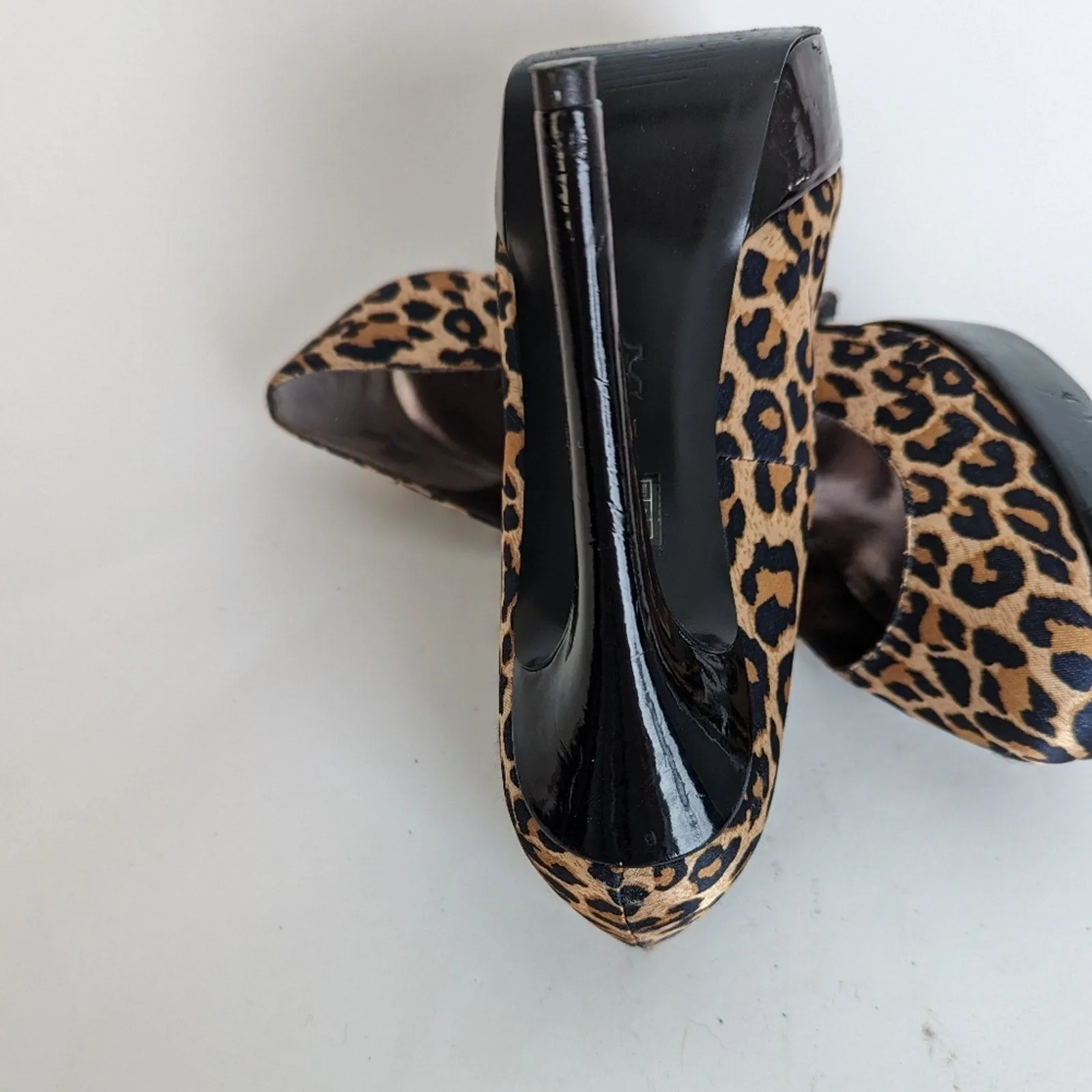 Blake Scott Platform Leopard Print Heels - 7.5