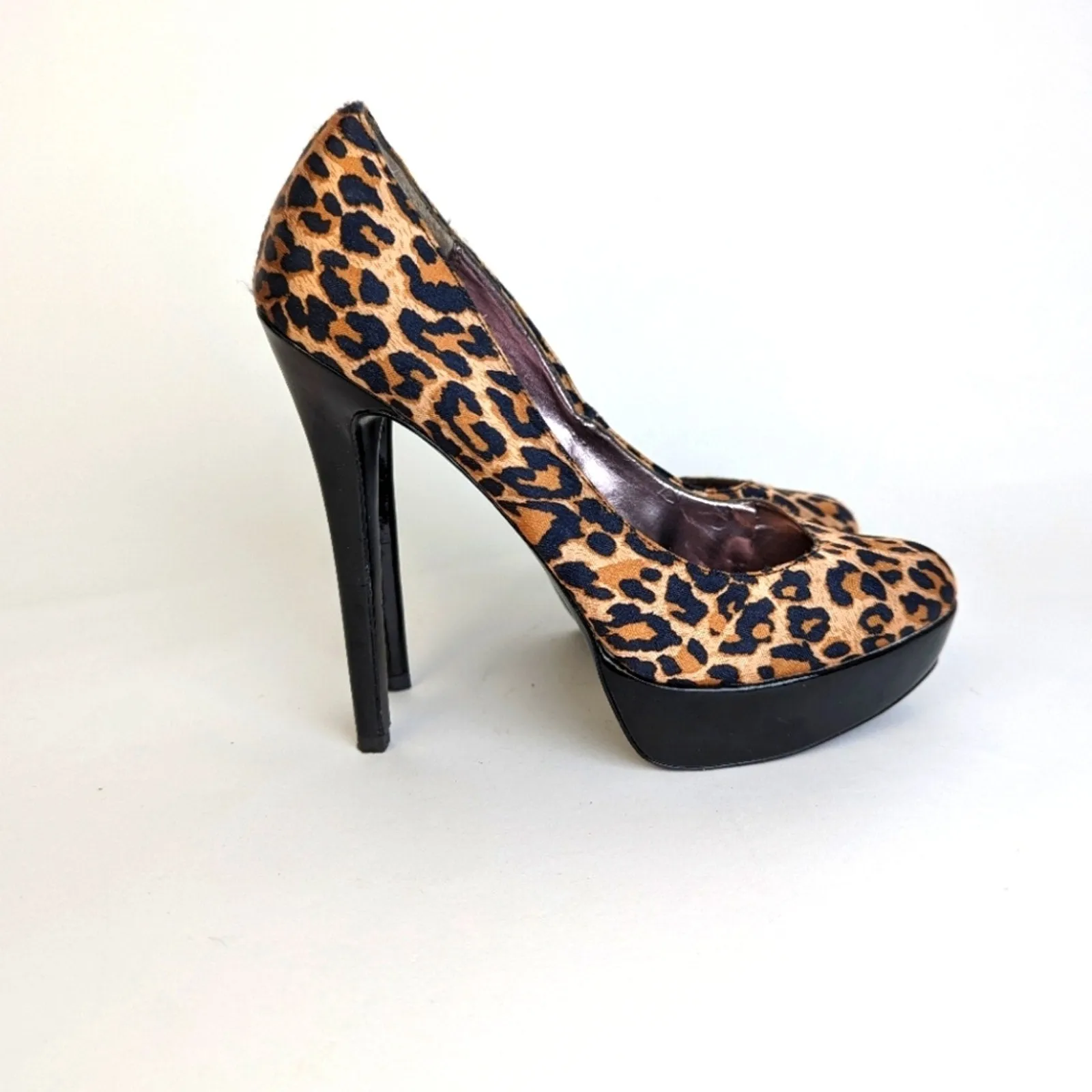Blake Scott Platform Leopard Print Heels - 7.5