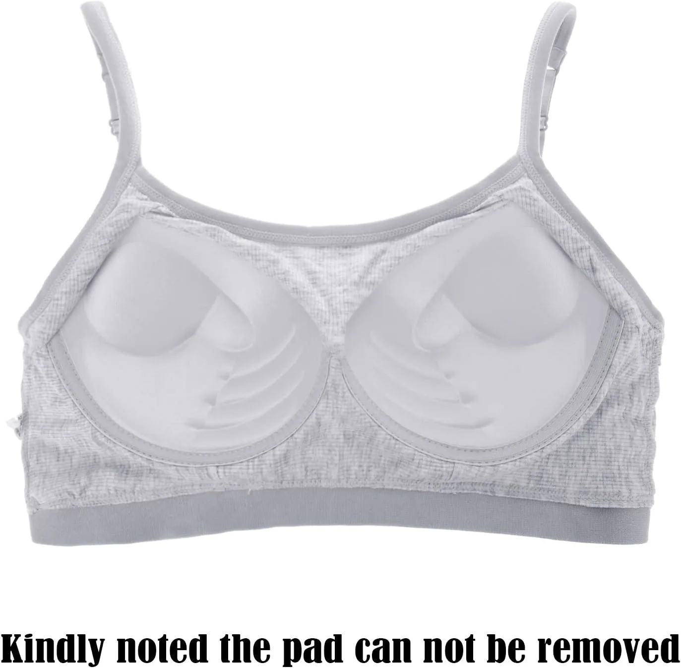 Boao 3 Pieces Mini Camisole Bra Padded Brassiere Tank Top Brassiere Women Sports Bra with Straps