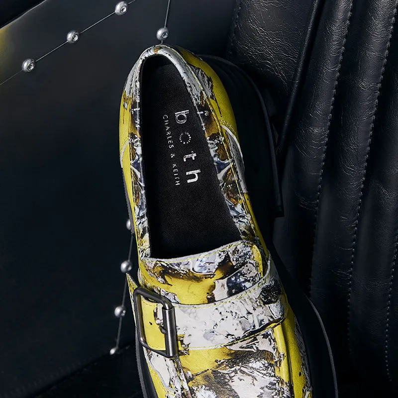 both x CHARLES & KEITH-PLATFORM BUCKLED LOAFERS-MULTI