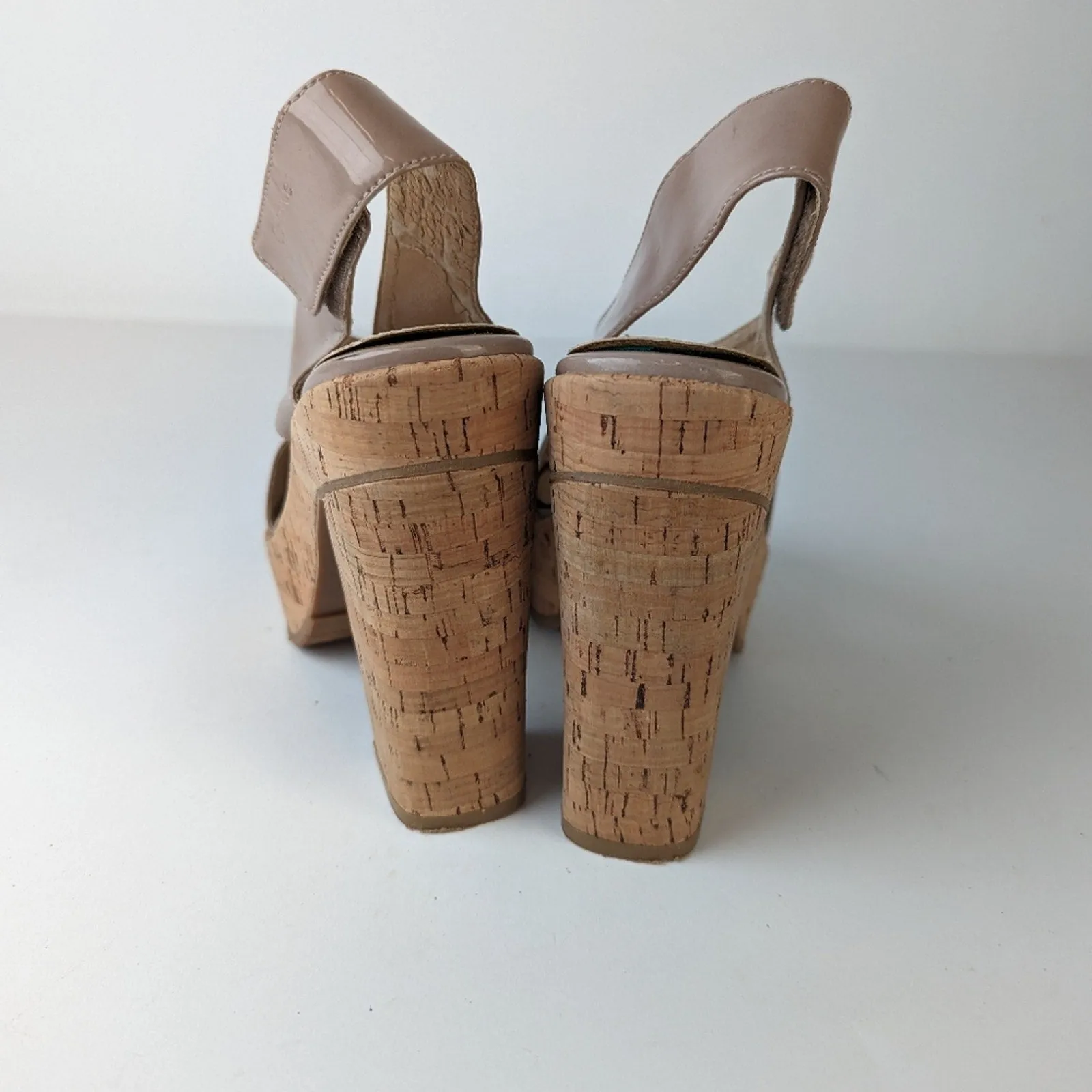 Calvin Klein Platform Cork Heels -7.5/8