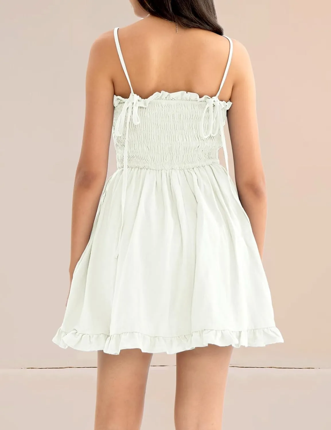 CHERFLY Women's Summer Dress Mini Dress Short DressesSwing Sundresses
