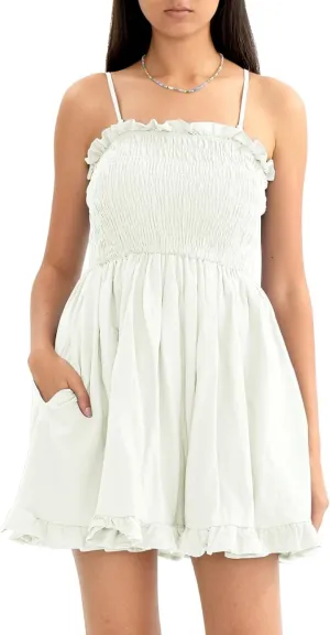 CHERFLY Women's Summer Dress Mini Dress Short DressesSwing Sundresses