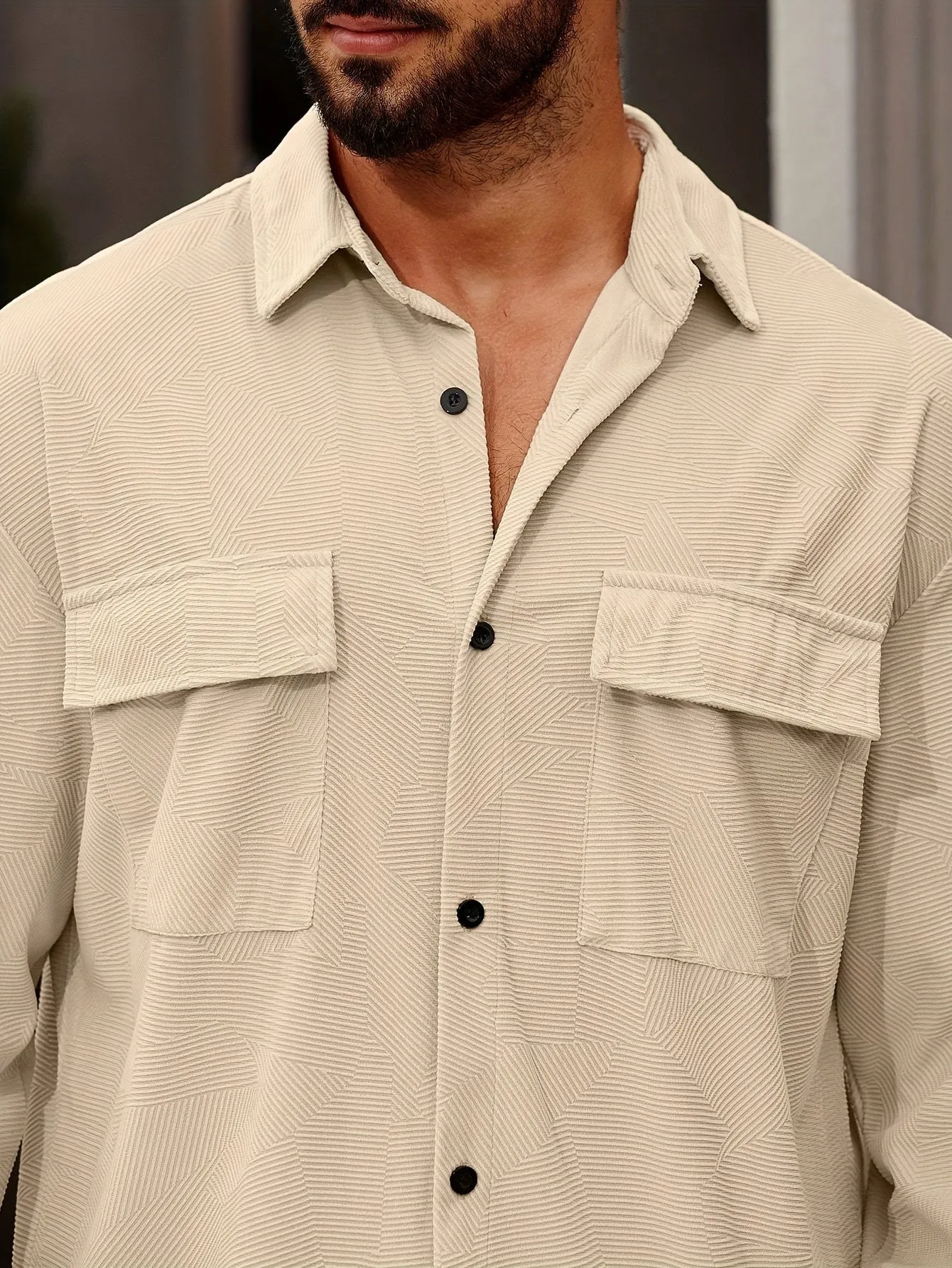 CLARIX | Casual Summer Outfit with Notch-Collar Shirt and Trousers