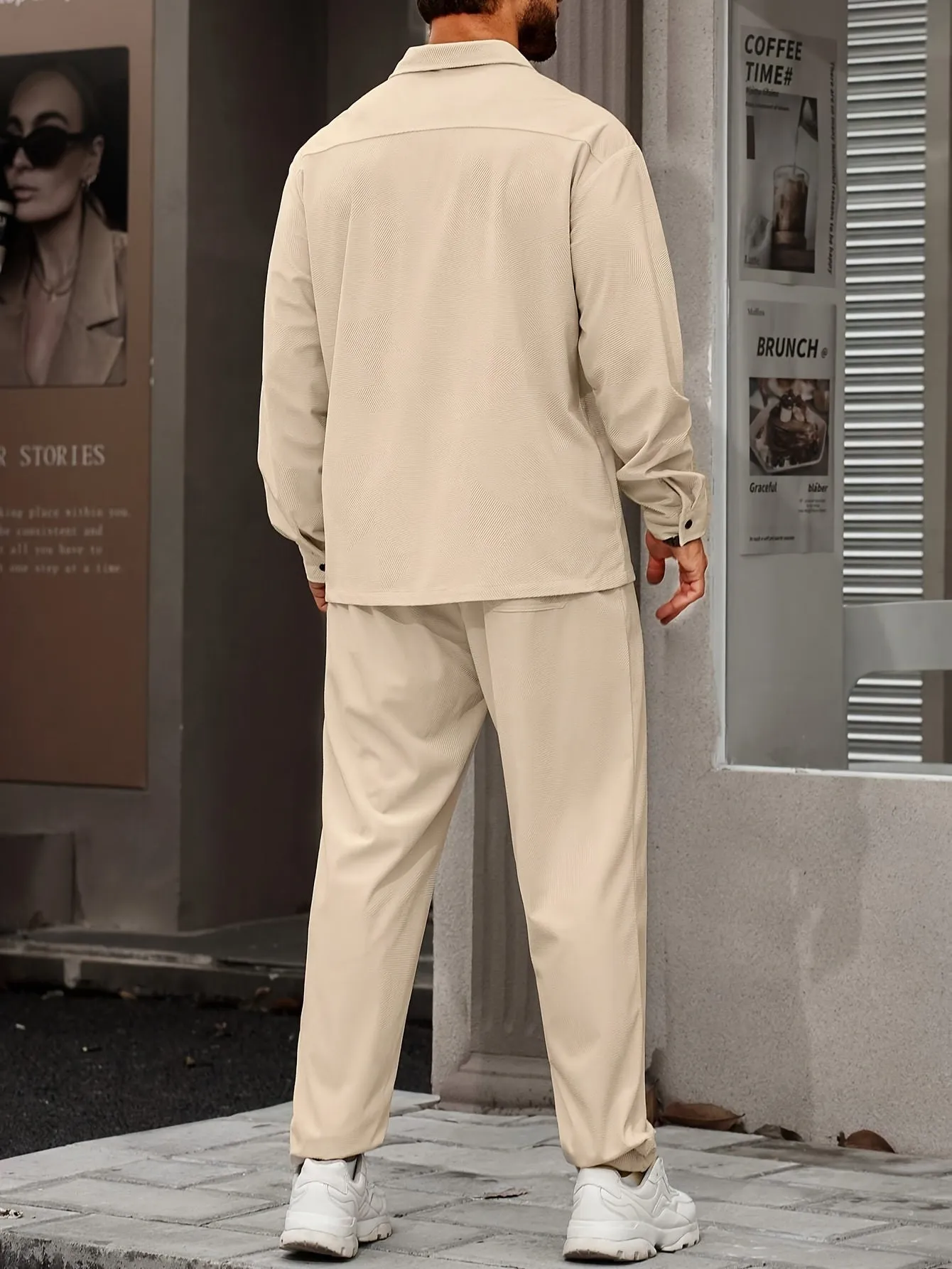 CLARIX | Casual Summer Outfit with Notch-Collar Shirt and Trousers