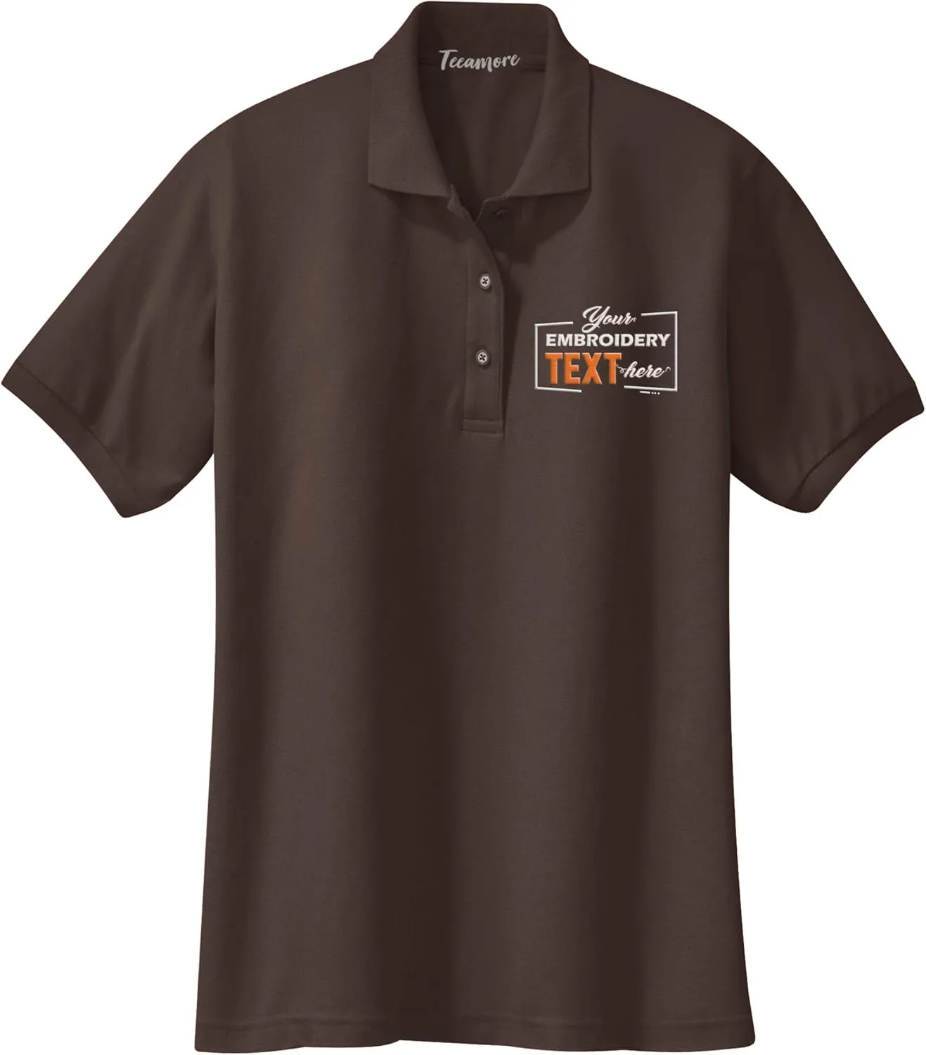 Custom Embroidered Polo Shirt for Women Add Your Personalized Own Embroidery Text