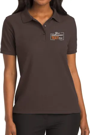 Custom Embroidered Polo Shirt for Women Add Your Personalized Own Embroidery Text