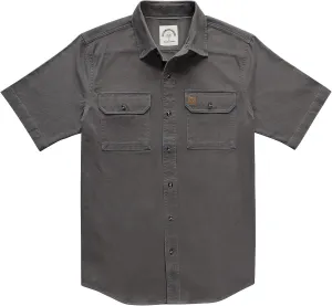 DubinikMens Short Sleeve Button Down Shirts Denim Short Sleeve Shirt Men Two Pocket Western Soft Work Casual Denim Shirt
