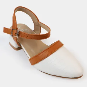 Girls Pumps Heels 456-15 - White