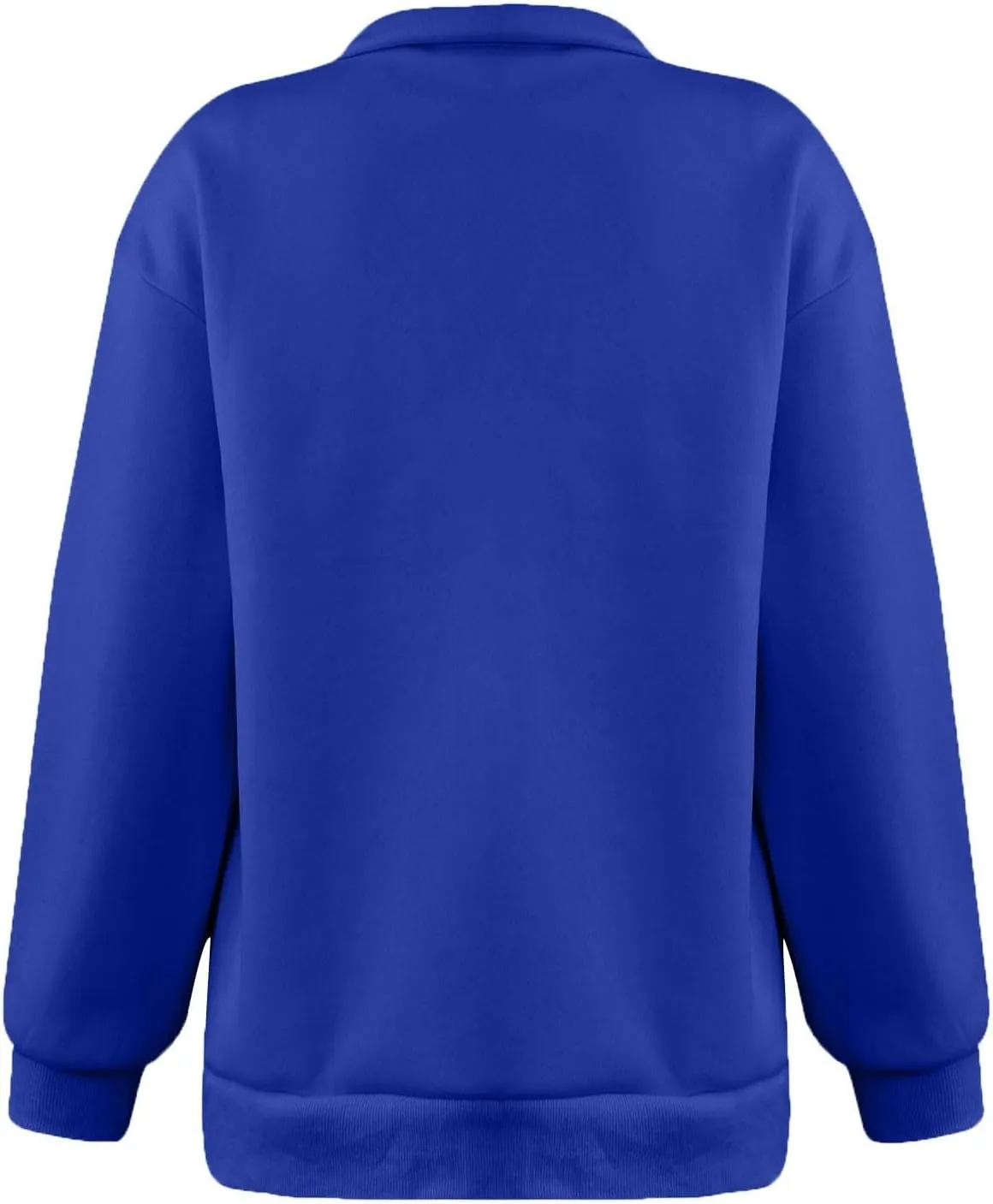 GOFULY Quarter Zip Pullover Women Fleece Fall Long Sleeve Lapel Collar Oversized Sweatshirt Drop Shoulder Shirt Winter Clothe