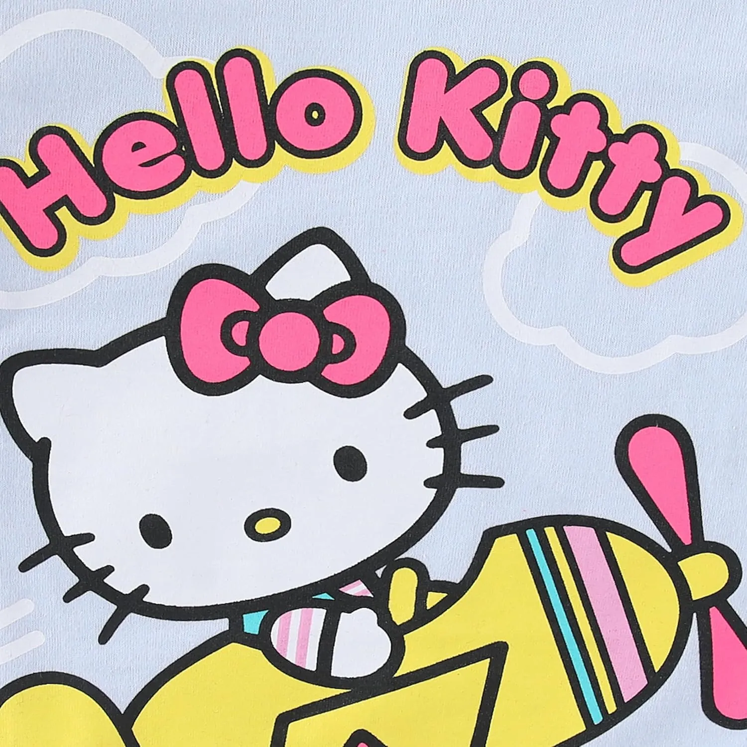 Hello Kitty Sanrio Girls 4 Pack Short Sleeve T-Shirt for Little and Big Kids