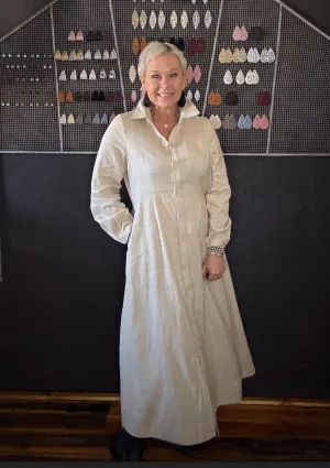 LAAX SHIRT DRESS - ECRU
