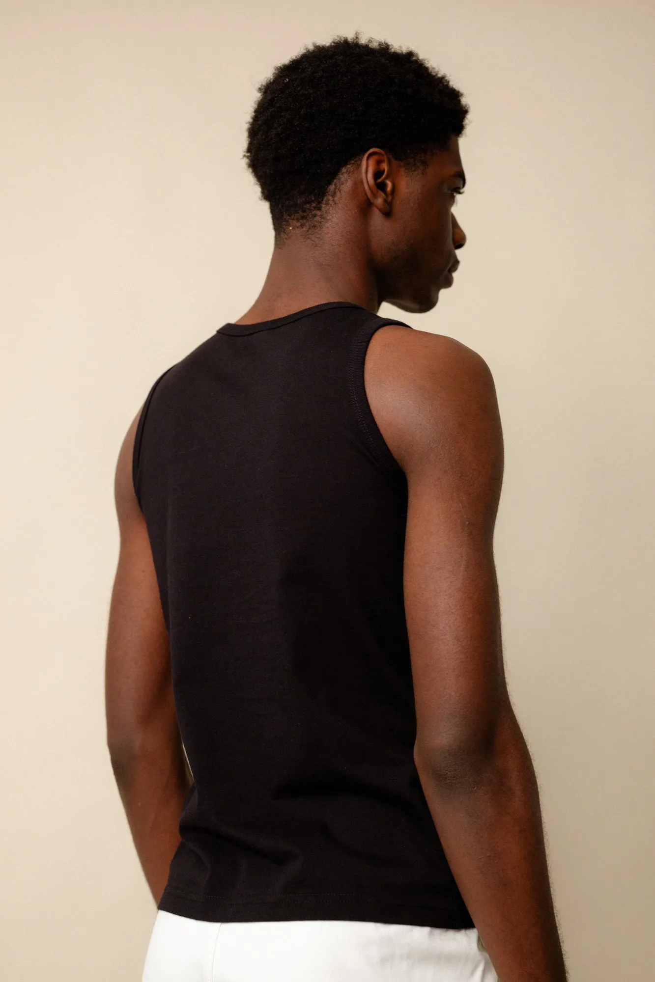 Men's Breathable T Shirt Plastic Free - Black