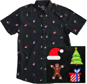 Molokai Surf Button Down Slim Fit Hawaiian Short Sleeve Shirts