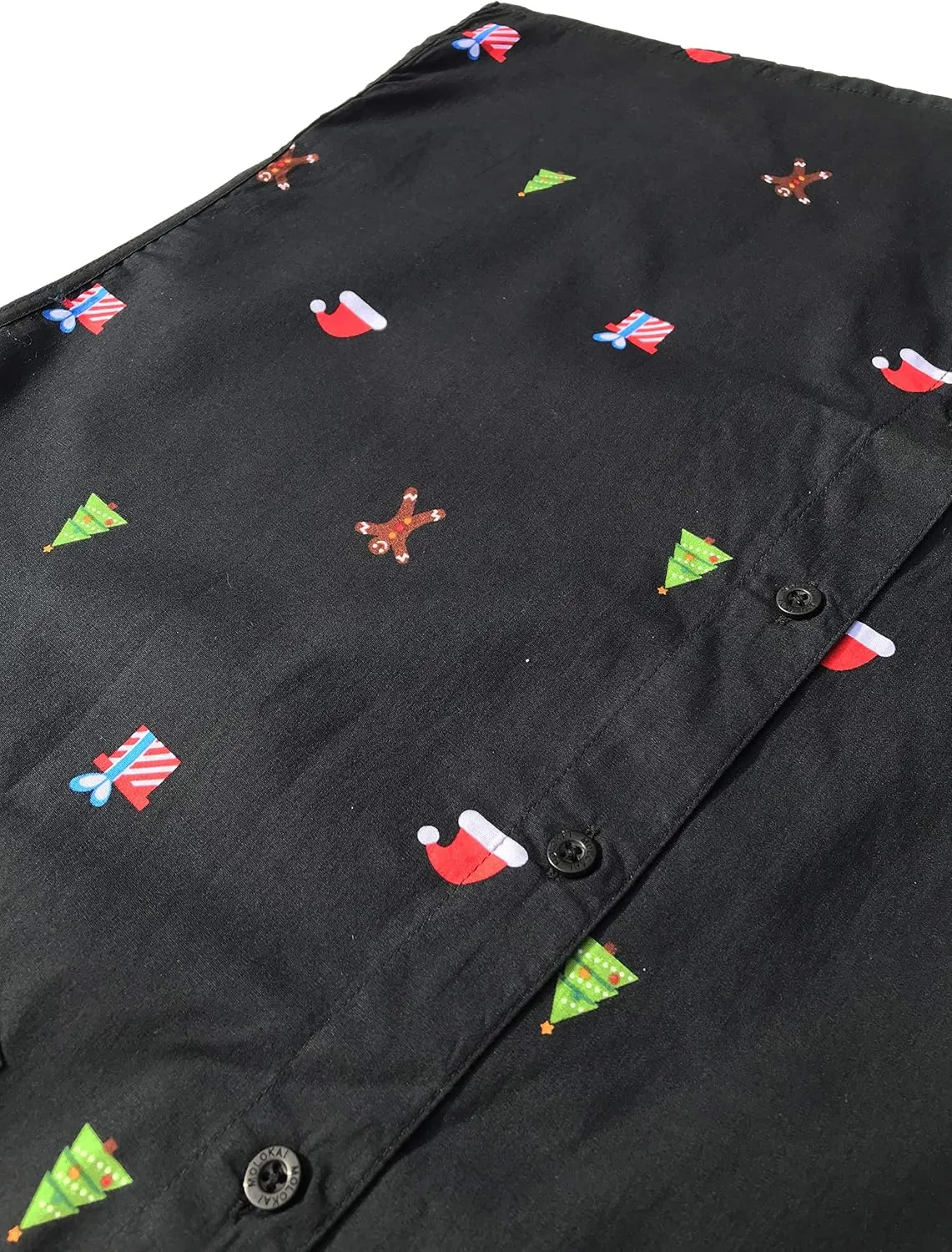 Molokai Surf Button Down Slim Fit Hawaiian Short Sleeve Shirts