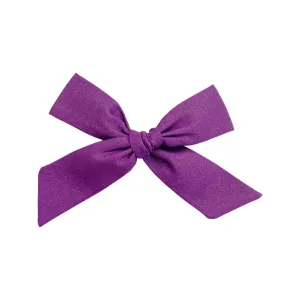 Oversized Bow | Berry Gloss (purple shimmer)