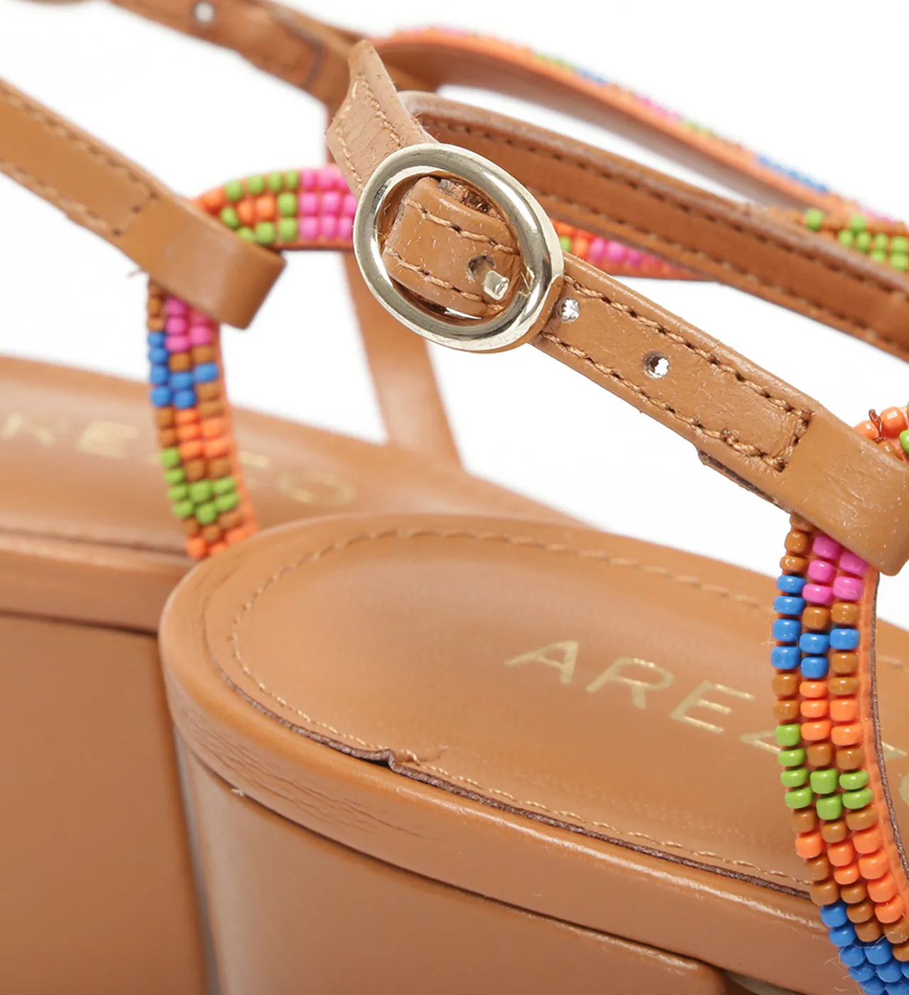 Paola Mid Block Sandal | Multicolor