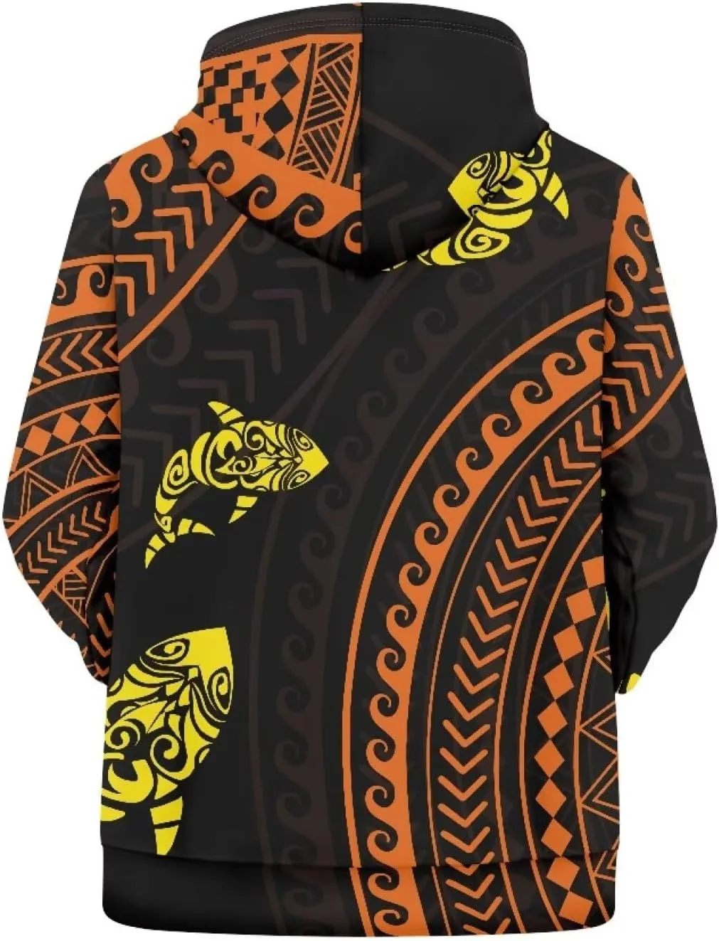 Polynesian Tribal Clothing Samoan Fijian Tapa Floral Print Hoodies Custom Women's Hoodies Sweatshirt for Women