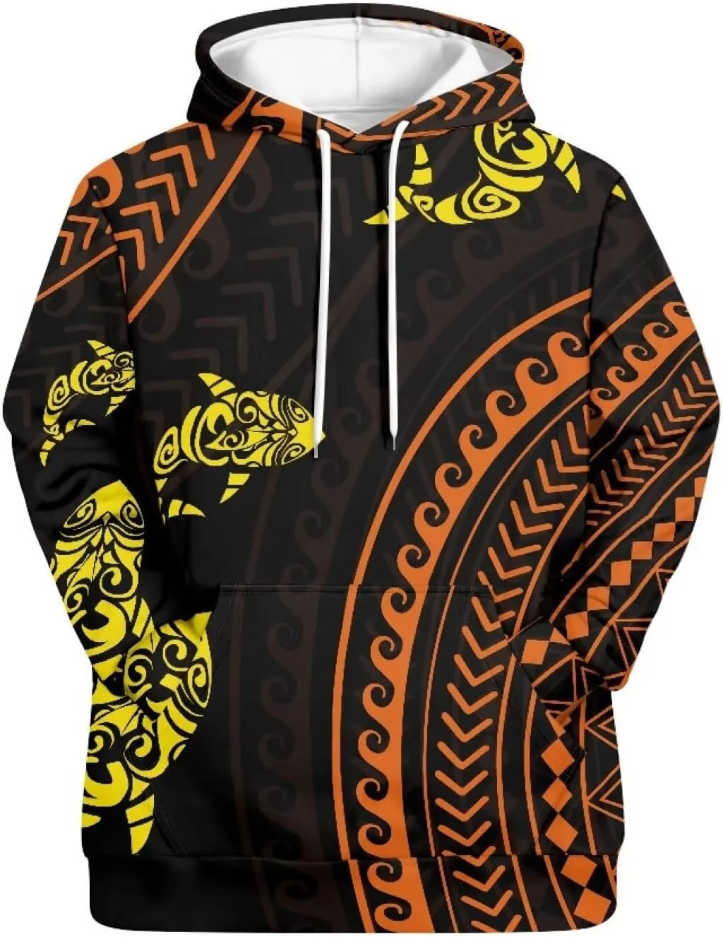 Polynesian Tribal Clothing Samoan Fijian Tapa Floral Print Hoodies Custom Women's Hoodies Sweatshirt for Women