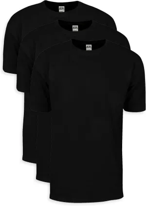 Shaka Wear Men's Cotton T-Shirt  Heavyweight Soft Retro Short Sleeve Crew Neck Plain Tee Top Tshirts Regular Big Size