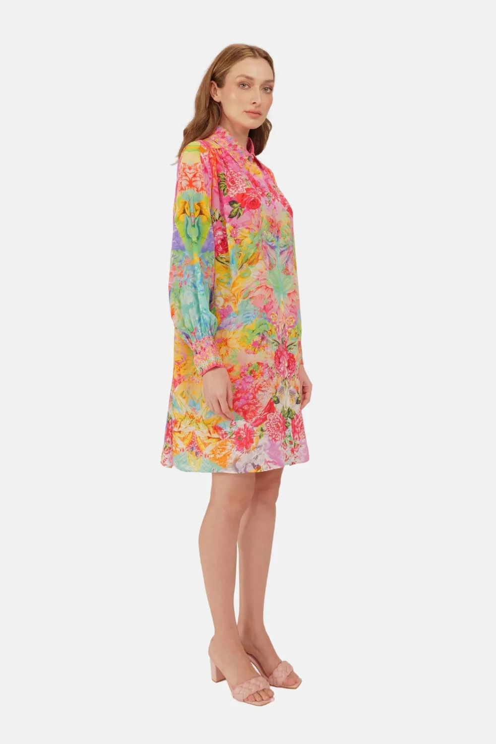 SIENA - ARGAN SHIRT DRESS