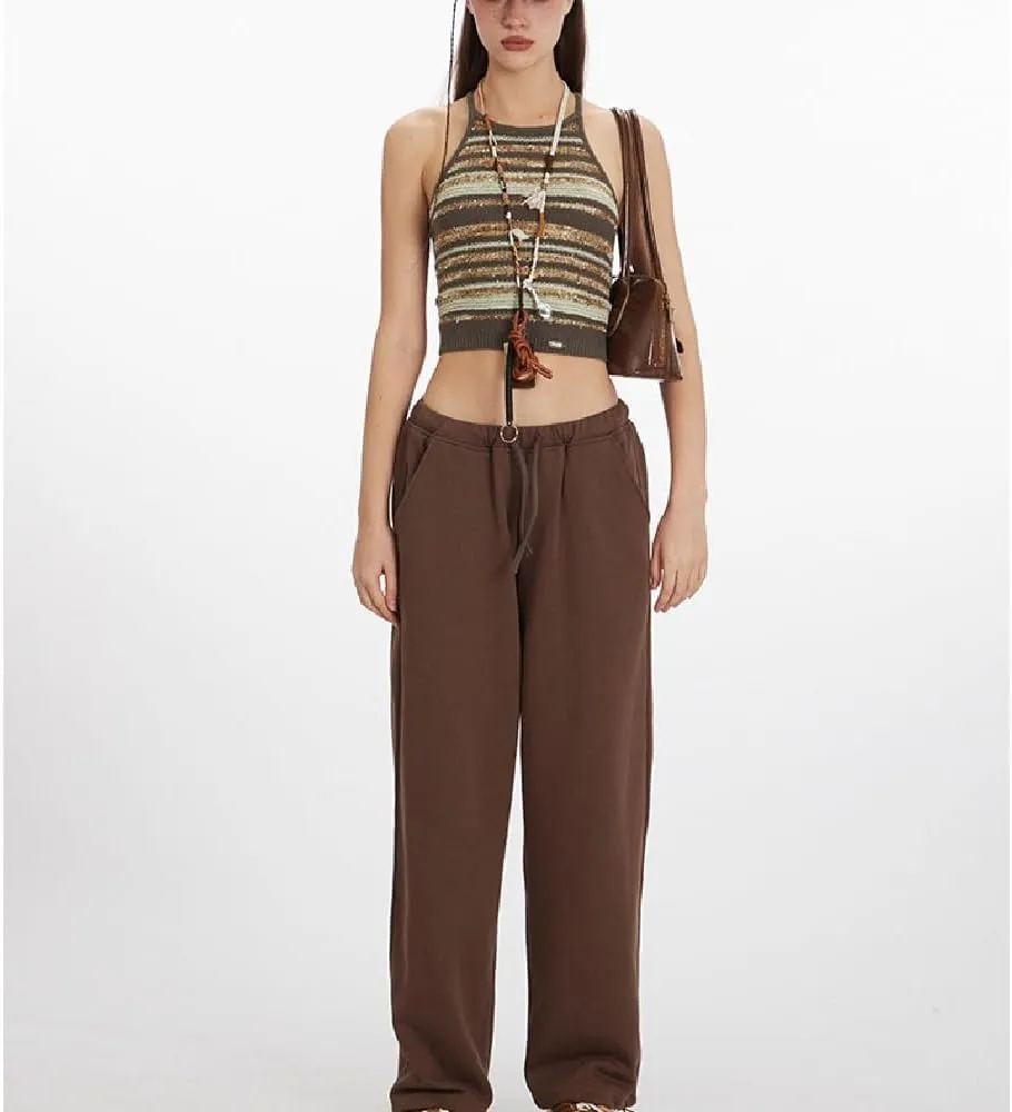 Spaghetti Strap Scoop Neck Ribbed Tank Tops, Sleeveless Cotton Beater Camisole Shirts