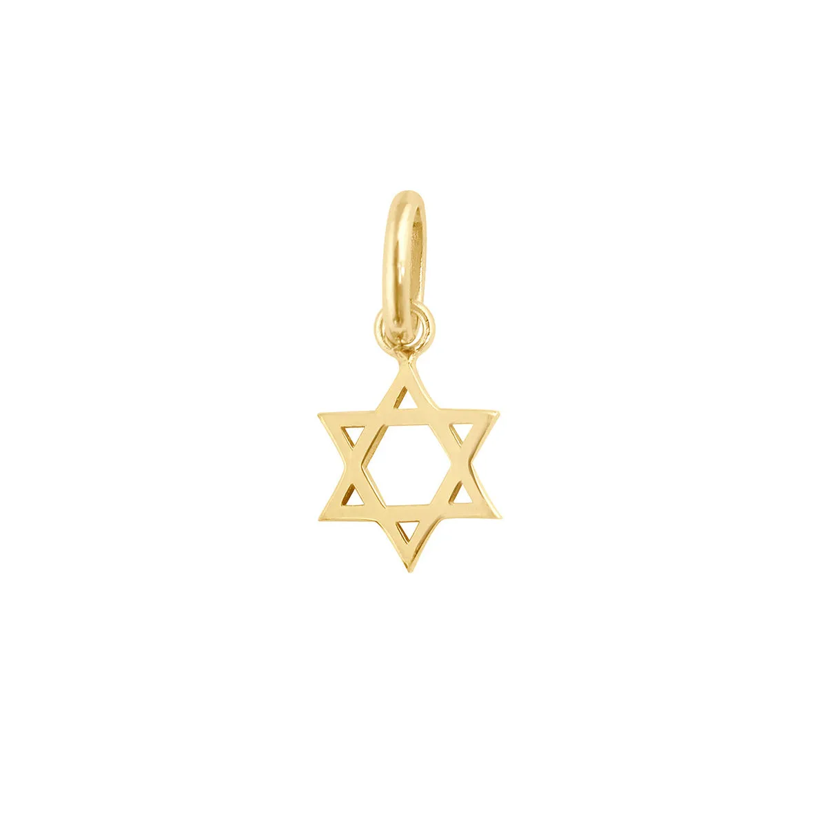 Star of David Pendant in Yellow Gold