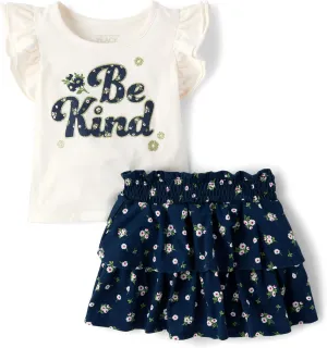 The Children's Place Baby Girls' 2 Piece Outfit