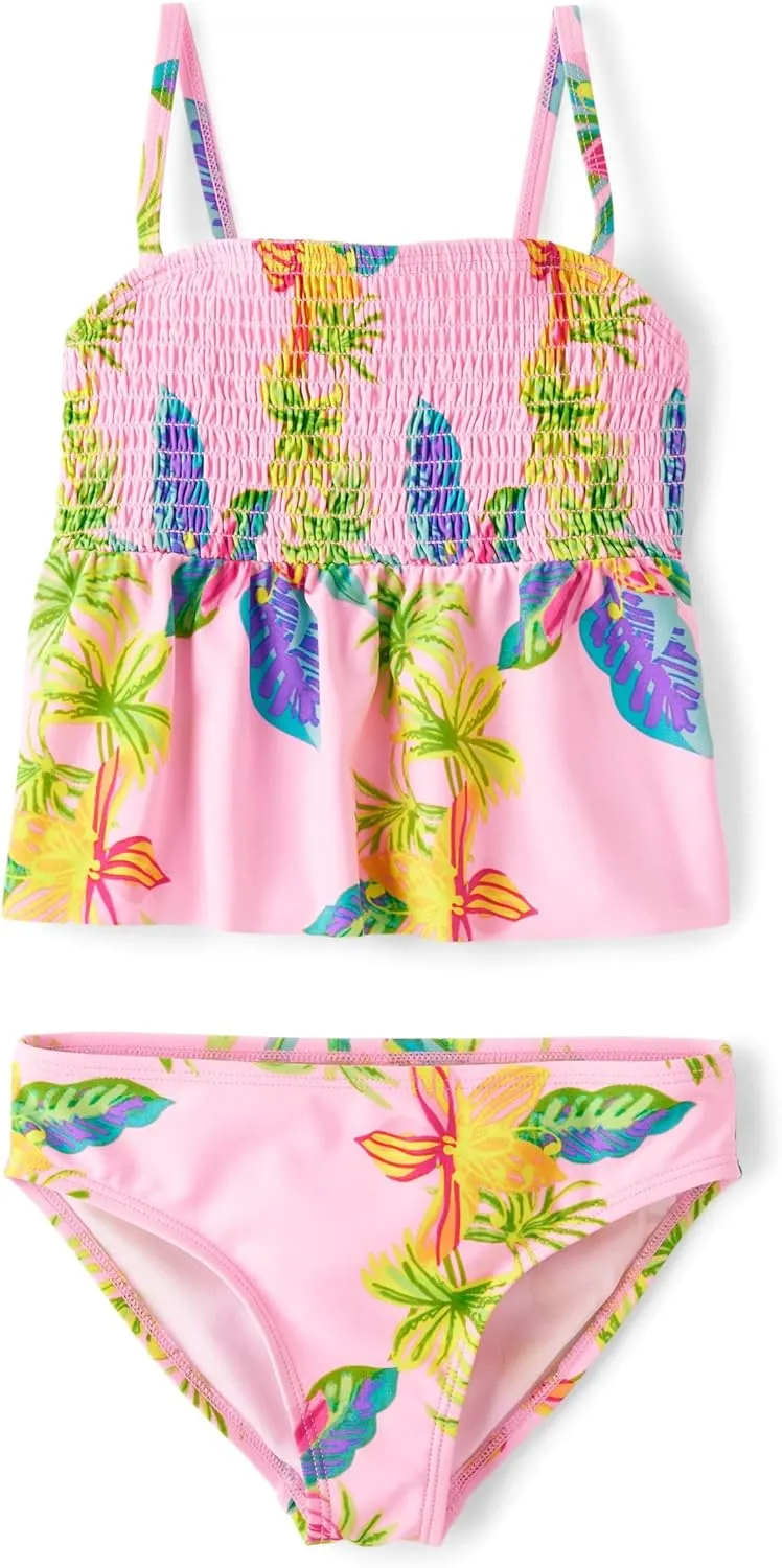 The Children's Place Girls' 2-Piece Tankini Swimsuit