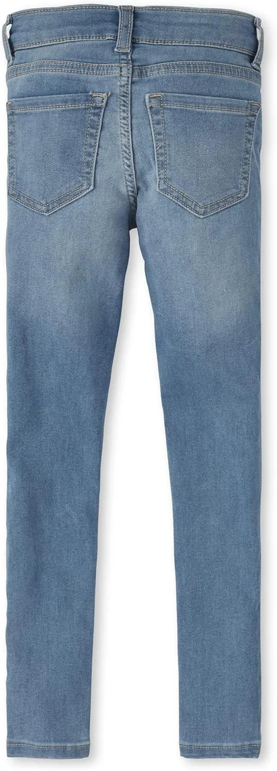 The Children's Place Girls' Stretch Pull On Denim Jeggings