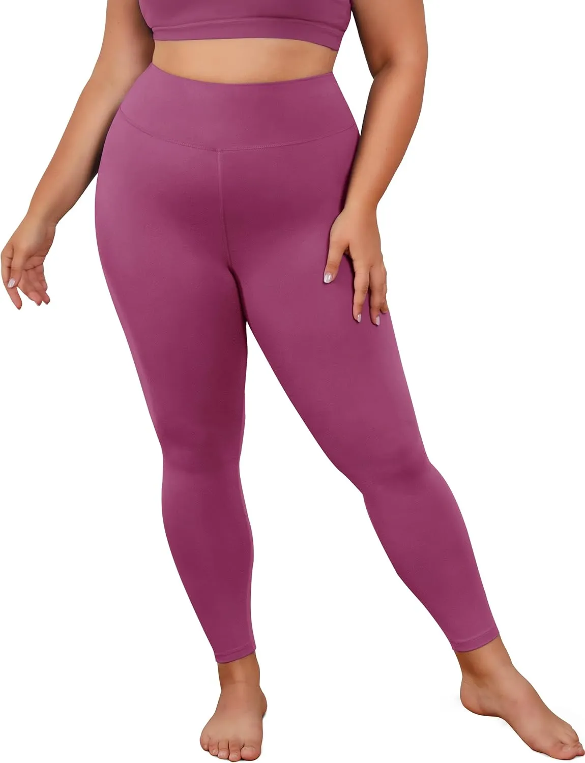 VALANDY Creamlush Plus Size Leggings for Women-High Waisted Tummy Control Buttery Soft Yoga Pants
