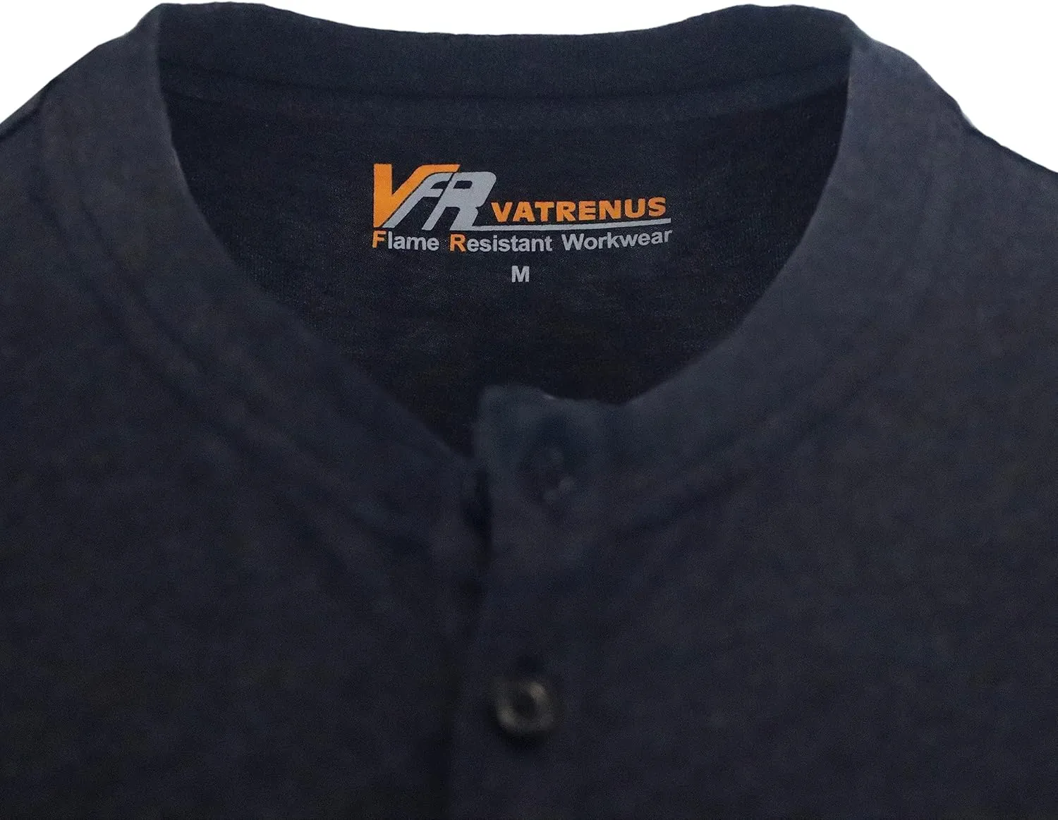 VATRENUS FR Shirts 4oz Lightweight Flame Resistant Henley 100% Cotton Men's Pre-Washed Fire Retardant Base Layer