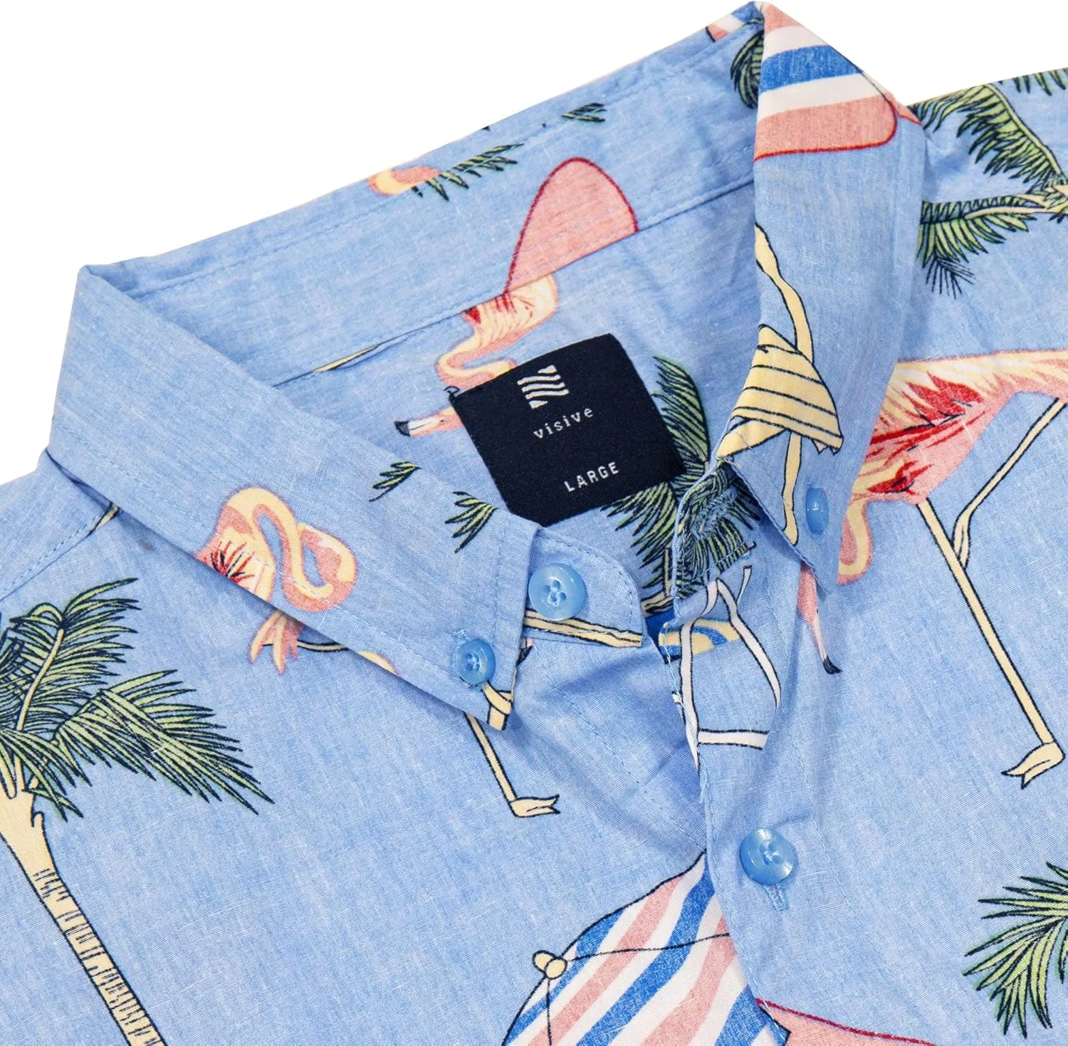 Visive Mens Short Sleeve Button Down Printed Shirts - Over 45 Novelty Prints Sizes S - 4XL