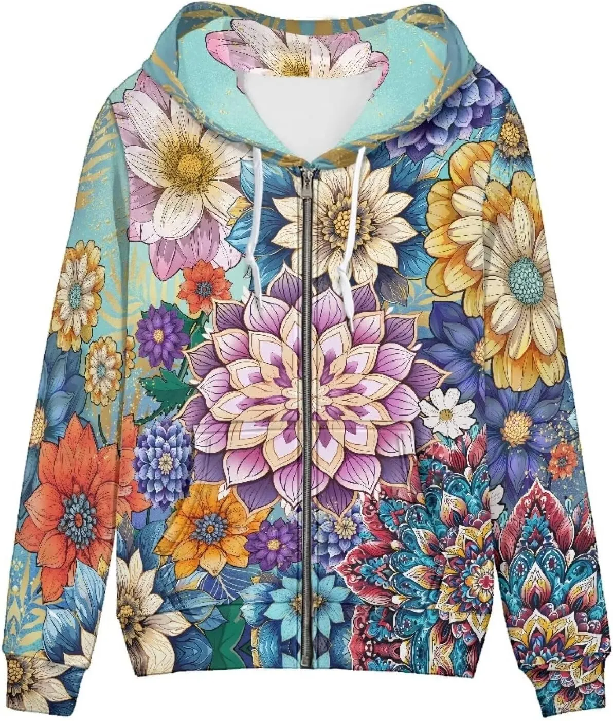 Women's Casual Pullover Long Sleeve Drawstring Hoodie Sweatshirt with Pockets XS-5XL