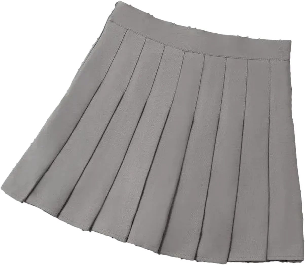 Women's High Waist Harajuku Mini Pleated Skirt Summer Ruffle Bodycon Casual A-Line Short Skirt