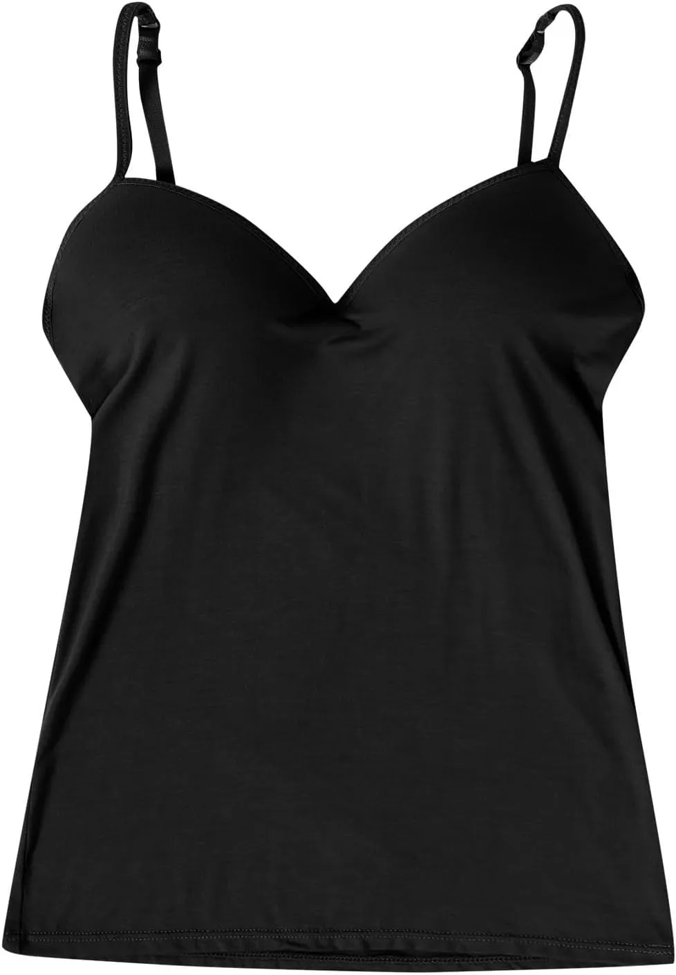 Womens Tank Tops with Built in Bra Summer Basic Padded Yoga Shirt Shelf Bras Workout Camisole Casual Undershirt
