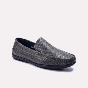 Yardley Gray Textured Dress Loafers 0130867